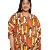 imageGoood Times Kaftan Dress Plus Size Polyester Long Maxi Beach Cover Ups Caftan Loungewear House Dresses for WomenBrown Lady Tribal