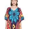 imageGoood Times Kaftan Dress Plus Size Polyester Long Maxi Beach Cover Ups Caftan Loungewear House Dresses for WomenMulticolor Abstract Print Caftan