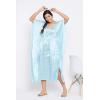 imageOussum Women Plus Size Kaftan Satin Maxi Dress Long Caftan Casual Cover Ups Sateen Nightdress Nighty for SummerPastel Blue Solid Kaftan
