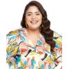 imageWomen Plus Size Satin Silk Casual Midi Length Kaftan Evening Dress Beach Cover UpMulticolor