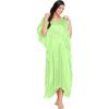imageOussum Women Plus Size Kaftan Satin Maxi Dress Long Caftan Casual Cover Ups Sateen Nightdress Nighty for SummerAmbrosia Green