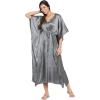 Castlerock Gray Solid Kaftan