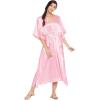 Crystal Rose Solid Kaftan