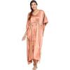 Terracotta Solid Kaftan