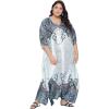 Mint Paisley Kaftan