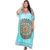 Turquoise Mandala Kaftan