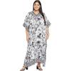 White Digital Kaftan