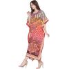 imageGypsie Blu Ladies Kaftan Kimono Maxi Style Dress Plus Size Caftan Long Swimsuit Cover up Beach Dress for WomenMulticolor Paisley