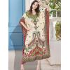 imageGypsie Blu Ladies Kaftan Kimono Maxi Style Dress Plus Size Caftan Long Swimsuit Cover up Beach Dress for WomenWhite
