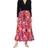 imageWomen Ankle Length Skirts Casual Long Lightweight Flowy Swing Elastic Waist Skirt for GirlsMulticolor Abstract