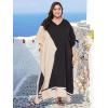 imageWomen Plus Size Caftan Dress Polyester Evening Maxi Gown Dresses Kimono Sleeve for Party KaftanBlack