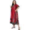 imageWomen Plus Size Caftan Dress Polyester Evening Maxi Gown Dresses Kimono Sleeve for Party KaftanRed