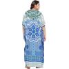 imageWomen Plus Size Caftan Dress Polyester Evening Maxi Gown Dresses Kimono Sleeve for Party KaftanSky Blue