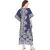 imageGypsie Blu Ladies Kaftan Kimono Maxi Style Dress Plus Size Caftan Long Swimsuit Cover up Beach Dress for WomenNavy Blue Kaftans