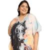 imagePlus Size Women Kaftan Dress Kimono Sleeve Casual Maxi Dresses Beach Cover Up for LadiesLight Grey