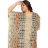 imageWomen Plus Size Caftan Dress Polyester Evening Maxi Gown Dresses Kimono Sleeve for Party KaftanBeige