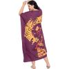 imageWomen Plus Size Caftan Dress Polyester Evening Maxi Gown Dresses Kimono Sleeve for Party KaftanMaroon