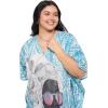 imageWomen Plus Size Caftan Dress Polyester Evening Maxi Gown Dresses Kimono Sleeve for Party KaftanMulticolor Lady Tribal