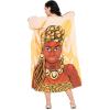 imageWomen Plus Size Caftan Dress Polyester Evening Maxi Gown Dresses Kimono Sleeve for Party KaftanYellow