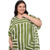 imageCaftans for Women Plus Size Polyester Beach Kaftan Cover Up African Long Kimonos Printed House DressesGreen