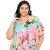 imageCaftans for Women Plus Size Polyester Beach Kaftan Cover Up African Long Kimonos Printed House DressesPink