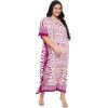 imageCaftans for Women Plus Size Polyester Beach Kaftan Cover Up African Long Kimonos Printed House DressesPurple