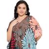 imageCaftans for Women Plus Size Polyester Beach Kaftan Cover Up African Long Kimonos Printed House DressesTeal Blue  Rust Brown