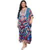 Royal Blue Floral Print