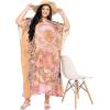 imagePlus Size Women Kaftan Dress Polyester Long Beach Cover Up Maxi Mumu Dresses for Bathing CaftanLight Brown