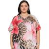 imagePlus Size Women Kaftan Dress Polyester Long Beach Cover Up Maxi Mumu Dresses for Bathing CaftanMulti
