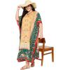 imageWomen Plus Size Caftans Polyester Bathing Suit Cover Up Dubai Kaftan Maxi House Dresses for SummerMustard Yellow  Dark Green