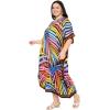 imageGypsie Blu Women Plus Size Kaftan Dress Evening Swimsuit Cover Up Beach Long Maxi Dresses VNeck Mumu for Summer CaftanBlack