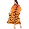 imageGypsie Blu Women Plus Size Kaftan Dress Evening Swimsuit Cover Up Beach Long Maxi Dresses VNeck Mumu for Summer CaftanMulti