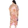 imageCaftans for Women Plus Size Polyester Maxi Beach Dresses Bathing Suit Cover Up Long Kaftan Swimsuit Coverup House DressLight Brown