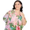 imageCaftans for Women Plus Size Polyester Maxi Beach Dresses Bathing Suit Cover Up Long Kaftan Swimsuit Coverup House DressMulti Leaf