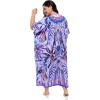 imageCaftans for Women Plus Size Polyester Maxi Beach Dresses Bathing Suit Cover Up Long Kaftan Swimsuit Coverup House DressPurple