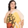 imageCaftans for Women Plus Size Polyester Maxi Beach Dresses Bathing Suit Cover Up Long Kaftan Swimsuit Coverup House DressYellow