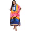 imageCaftans for Women Plus Size Polyester Maxi Beach Dresses Bathing Suit Cover Up Long Kaftan Swimsuit Coverup House DressPink