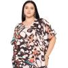 imageGypsie Blu Caftan Dresses for Women Polyester Plus Size Moo Moos Bathing Suit Cover Up Kaftan BeachDress Resort Lounge OutfitBlack  Beige