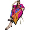 imageGypsie Blu Caftan Dresses for Women Polyester Plus Size Moo Moos Bathing Suit Cover Up Kaftan BeachDress Resort Lounge OutfitDark Pink