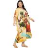 imageGypsie Blu Women Plus Size Kaftan Dress Evening Swimsuit Cover Up Beach Long Maxi Dresses VNeck Mumu for Summer CaftanLight Cream