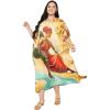 imageGypsie Blu Women Plus Size Kaftan Dress Evening Swimsuit Cover Up Beach Long Maxi Dresses VNeck Mumu for Summer CaftanLight Cream