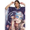 imageGypsie Blu Caftan Dresses for Women Polyester Plus Size Moo Moos Bathing Suit Cover Up Kaftan BeachDress Resort Lounge OutfitNavy Blue