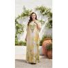 image:imageGypsie Blu Plus Size Satin Silk Printed Caftan Dress Stylish Maxi Kimono Dress Loose Flowing Gown for Women Party Resort WearCream Floral