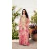 image:imageGypsie Blu Plus Size Satin Silk Printed Caftan Dress Stylish Maxi Kimono Dress Loose Flowing Gown for Women Party Resort WearLight Cream Floral
