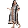 image:imageGypsie Blu Polyester Womens Plus Size Printed Caftan Maxi Dress Bathing Suit CoverUp Loose Fit Summer Casual Outings WearBeige