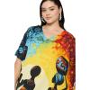 image:imageGypsie Blu Polyester Womens Plus Size Printed Caftan Maxi Dress Bathing Suit CoverUp Loose Fit Summer Casual Outings WearBright Yellow