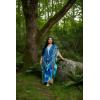 image:imageGypsie Blu Polyester Womens Plus Size Printed Caftan Maxi Dress Bathing Suit CoverUp Loose Fit Summer Casual Outings WearRoyal Blue