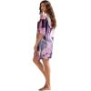 image:imageGypsie Blu Cotton Silk Printed Short Caftan Dress Stylish Tunic Top Party Outing Wear Loose Fit Summer Casual Boho for WomenDeep Navy Blue