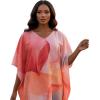 image:imageGypsie Blu Cotton Silk Printed Short Caftan Dress Stylish Tunic Top Party Outing Wear Loose Fit Summer Casual Boho for WomenPastel Pinkwhite